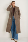 Dorothea Coat - Brown Check