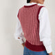 Drew Stitch Tank - Merlot/Dusty Rose