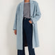 Dylan Drawn Cloth Coat - Blue