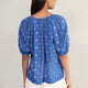 Edie Blouse - Soft Cobalt Shibori