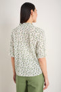 Elara Blouse - Ivory Stamp Floral
