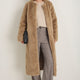 Cameron Long Length Faux Fur Coat - Mink
