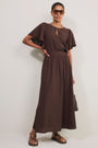 Eliana Dress - Cocoa