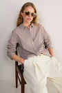 Elma Shirt - Cocoa Gingham