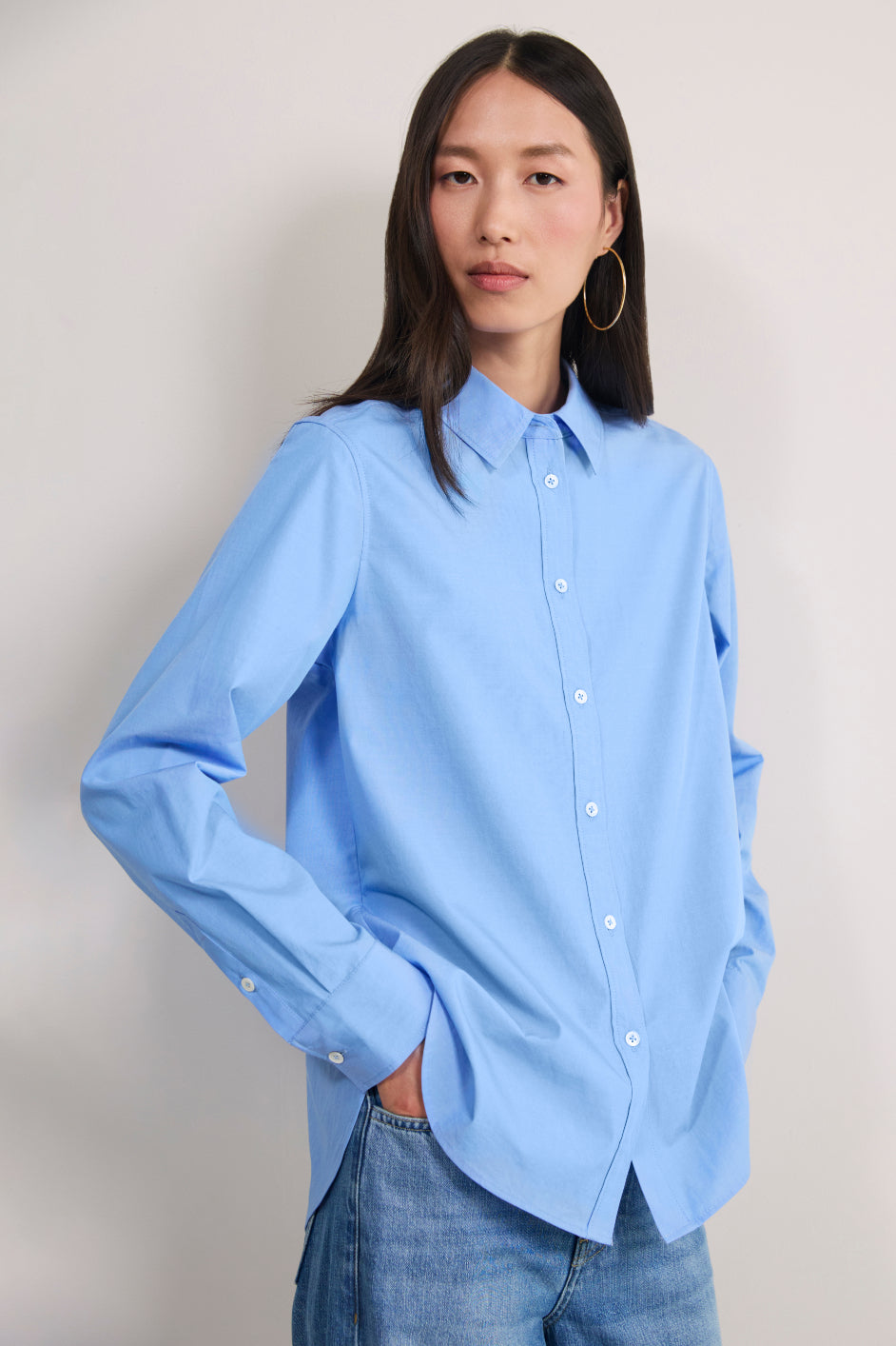 Elma Shirt - Cornflower Blue