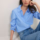 Elma Shirt - Cornflower Blue