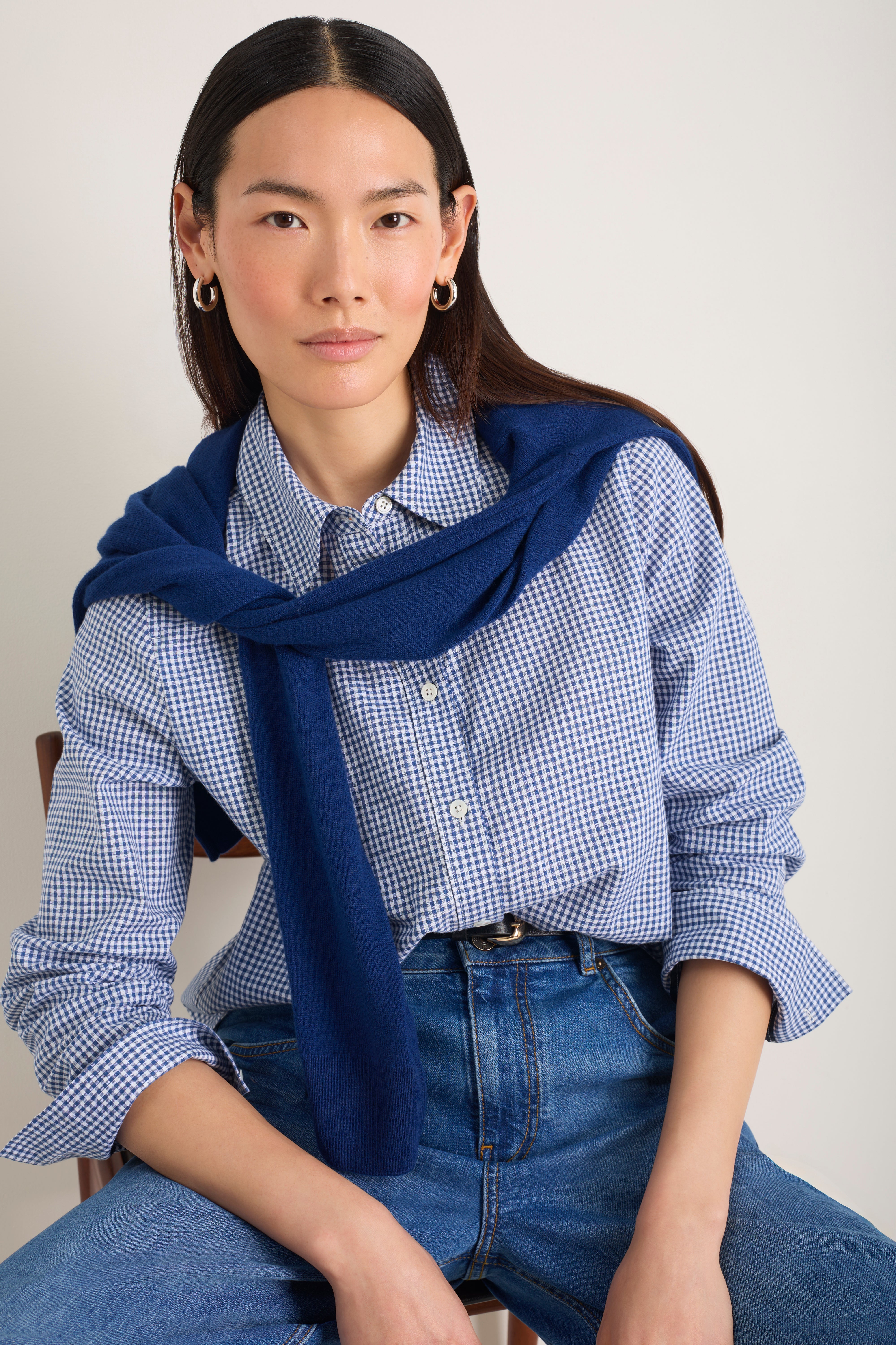 Elma Shirt - Midnight Gingham