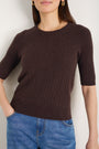 Elodie Knit Top - Cocoa