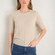 Elodie Knit Top - Parchment