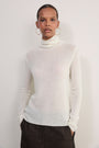 Erica Davies x WYSE Cashmere Roll-Neck Jumper - Ivory