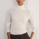 Erica Davies x WYSE Cashmere Roll-Neck Jumper - Ivory