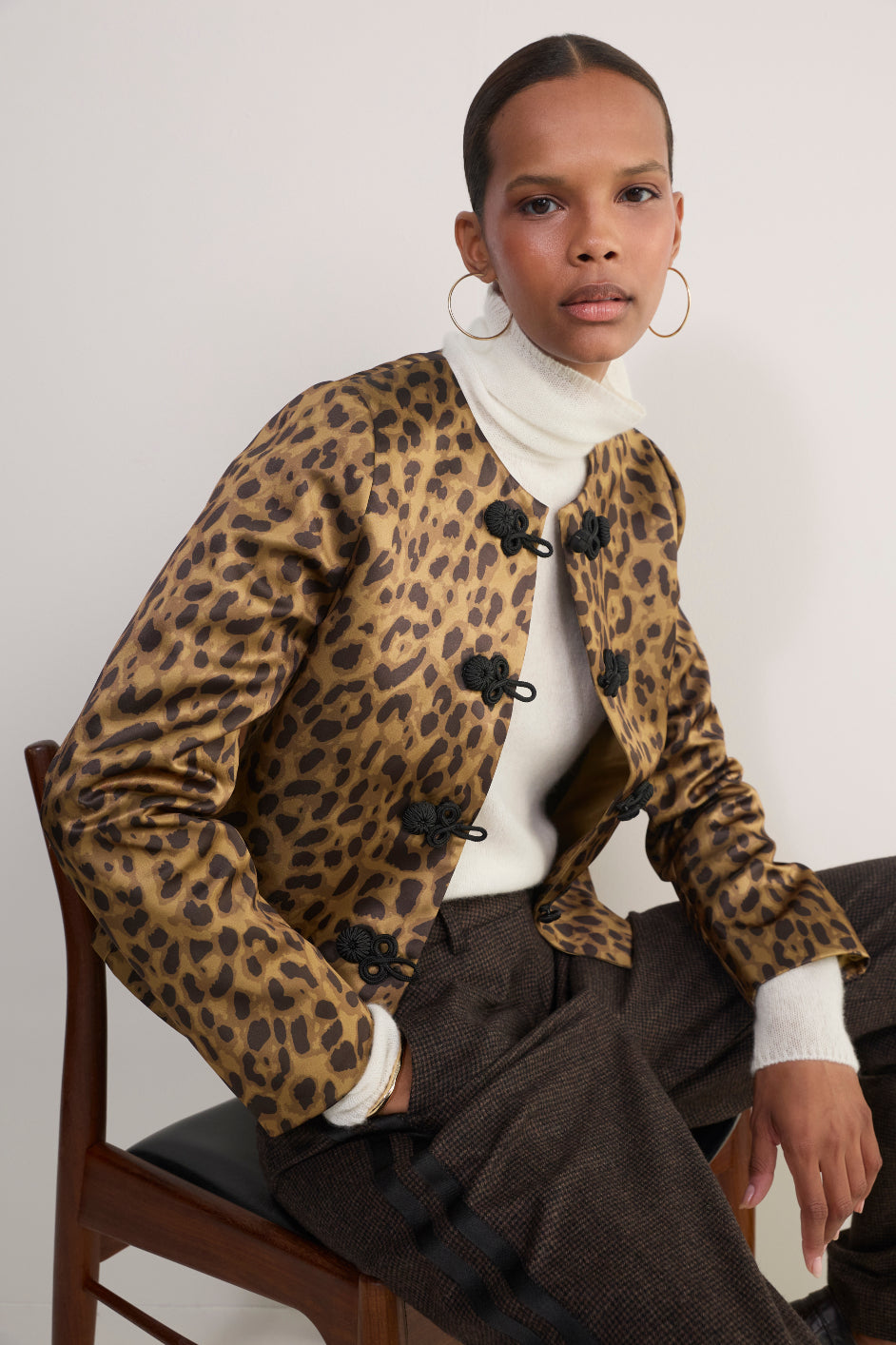 Erica Davies x WYSE Cashmere Roll-Neck Jumper - Ivory