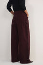 Erica Davies x WYSE Cord Trouser - Plum