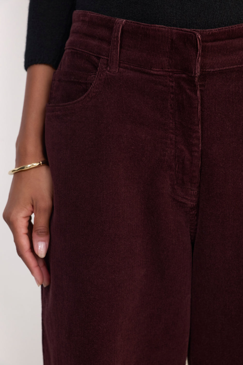 Erica Davies x WYSE Cord Trouser - Plum