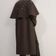Erica Davies x WYSE Embroidered Coat - Brown Check