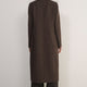 Erica Davies x WYSE Embroidered Coat - Brown Check