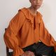 Erica Davies x WYSE Ruffle Blouse - Rust
