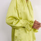 Erica Davies x WYSE Silk Blouse - Chartreuse