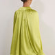 Erica Davies x WYSE Silk Blouse - Chartreuse