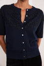 Esme Beaded Cardigan - Midnight