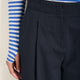 Etta Pleat Front Tapered Trouser - Deep Midnight