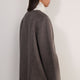Evie Reversible Scarf Coat - Chocolate Check