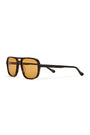 WYSE x FINLAY Ledbury Sunglasses - Dark Havana