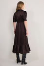Fabienne Silk Dress - Chocolate Leopard