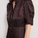 Fabienne Silk Dress - Chocolate Leopard