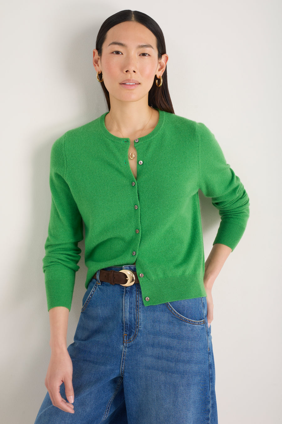 Felicity Cardigan - Vivid Green