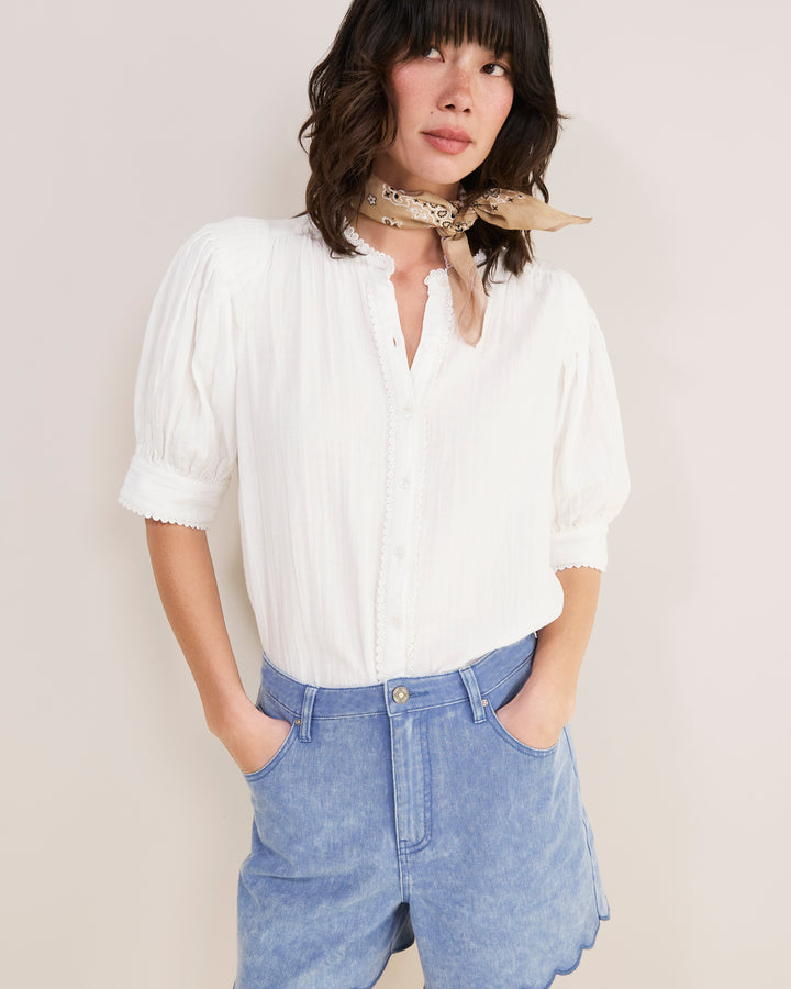 Fiona Blouse - White