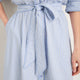 Fiona Shirt Dress - Powder Blue Stripe