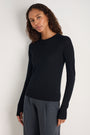 Fleur Merino Jumper - Black