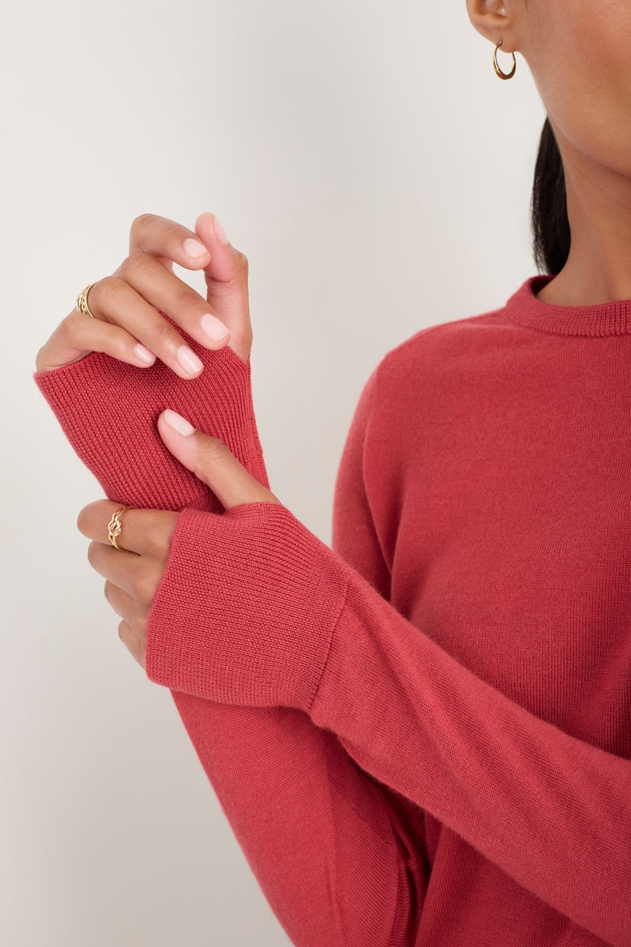 Fleur Merino Jumper - Gojiberry