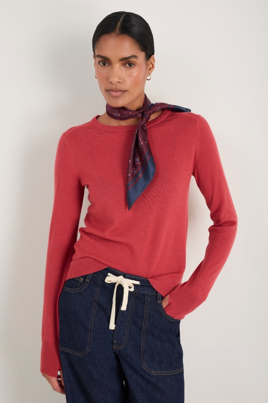 Fleur Merino Jumper - Gojiberry