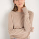 Fleur Merino Jumper - Oat Melange