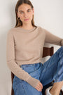 Fleur Merino Jumper - Oat Melange