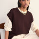 Fleur Merino Tank - Cocoa