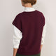 Fleur Merino Tank - Deep Fig