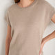 Fleur Merino Tank - Oat Melange