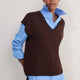 Fleur V-Neck Tank - Cocoa