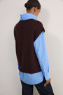 Fleur V-Neck Tank - Cocoa