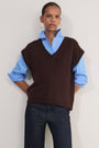 Fleur V-Neck Tank - Cocoa