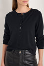 Fleurine Cropped Cardigan - Black
