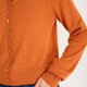 Fleurine Cropped Cardigan - Burnt Orange