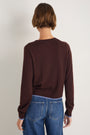 Fleurine Cropped Cardigan - Cocoa