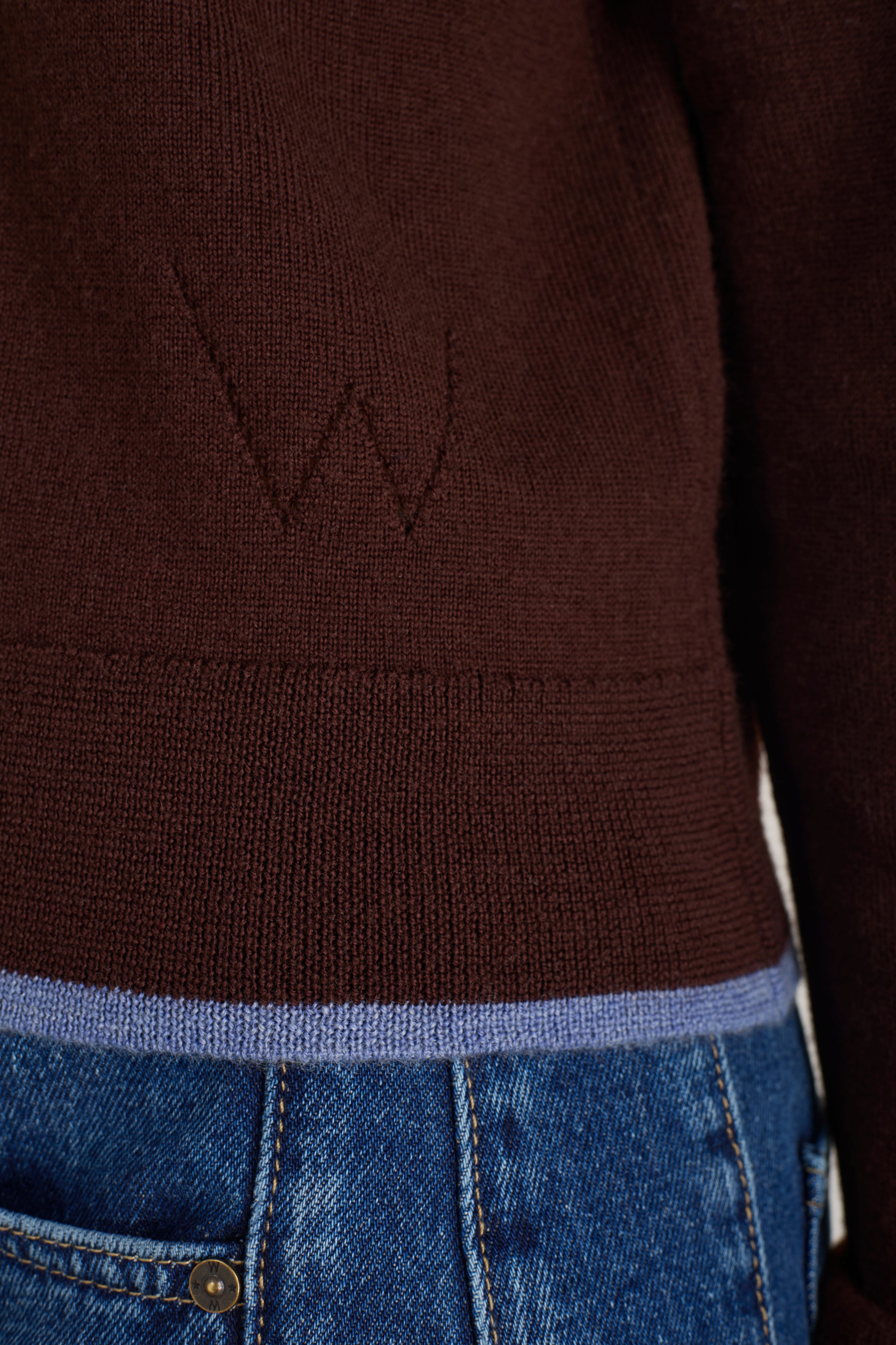 Fleurine Cropped Cardigan - Cocoa