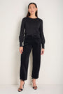 Fleurine Scallop Jumper - Black Sparkle