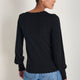 Fleurine Scallop Jumper - Black