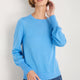 Fleurine Scallop Jumper - Coastal Blue